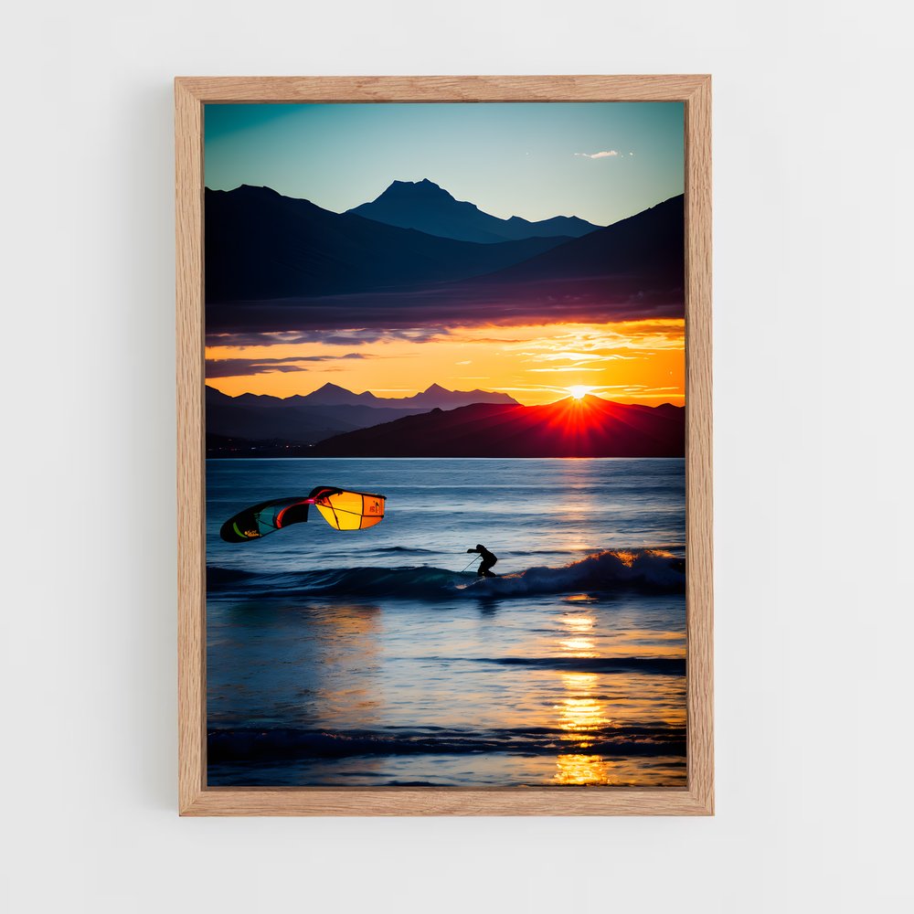 Poster Fortaleza world – affiche Kitesurf (vue 4)